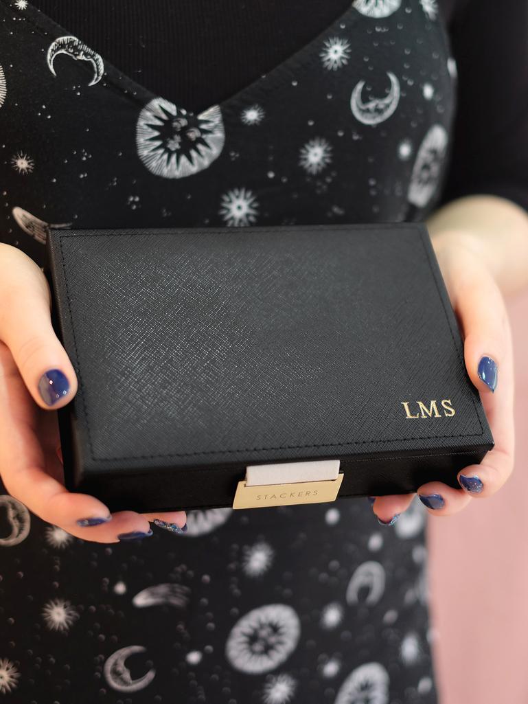 Black Mini Jewellery Box Lid