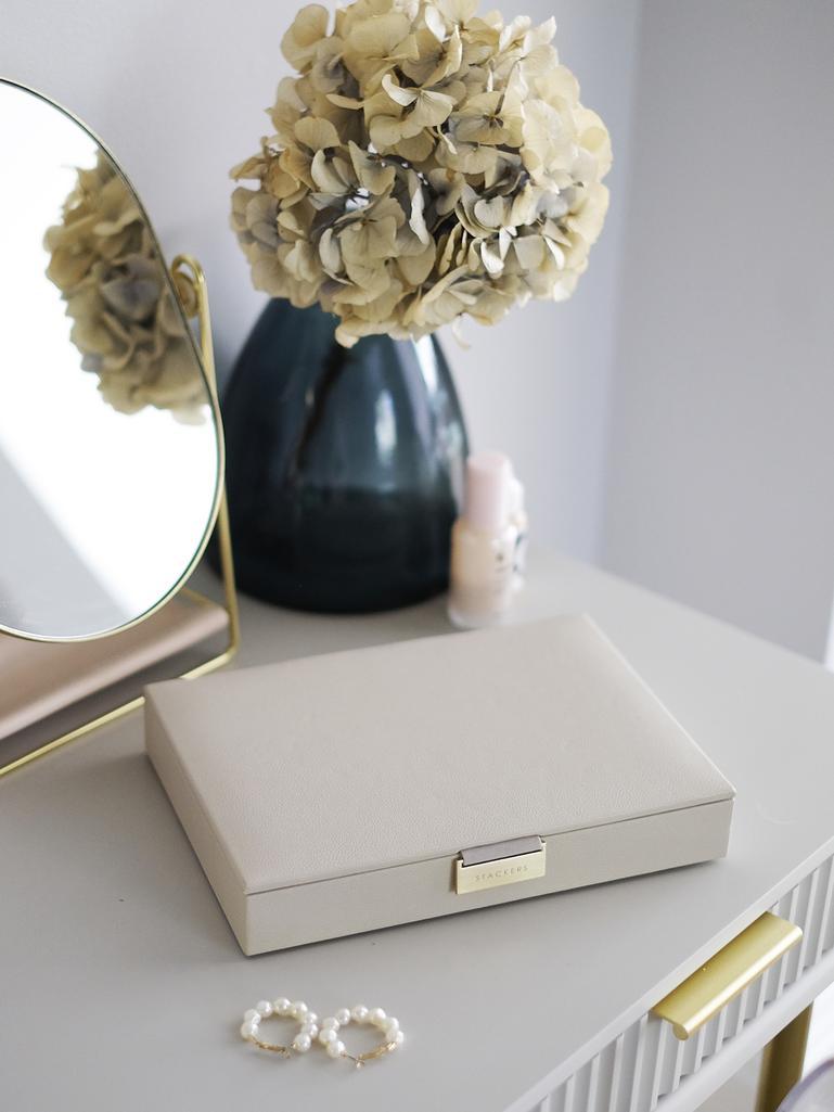 Oatmeal Classic Bracelet Jewellery Box Lid