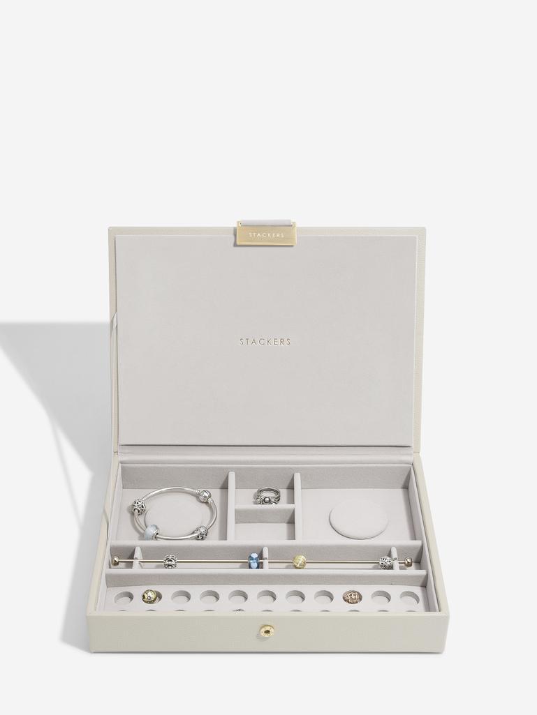 Oatmeal Classic Bracelet Jewellery Box Lid