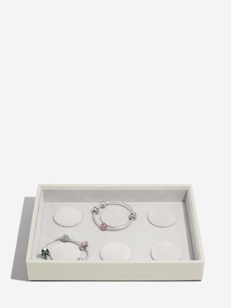 Oatmeal Classic 6 Charm Bracelet Layer