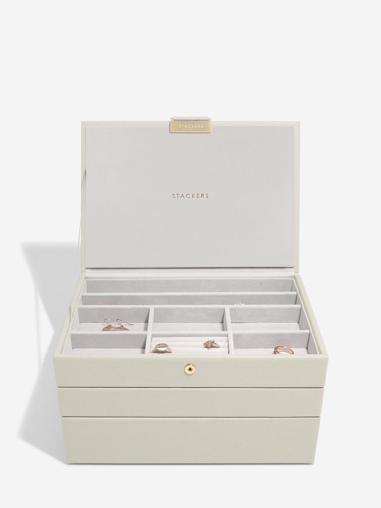 Oatmeal Classic Jewellery Box Set of 3