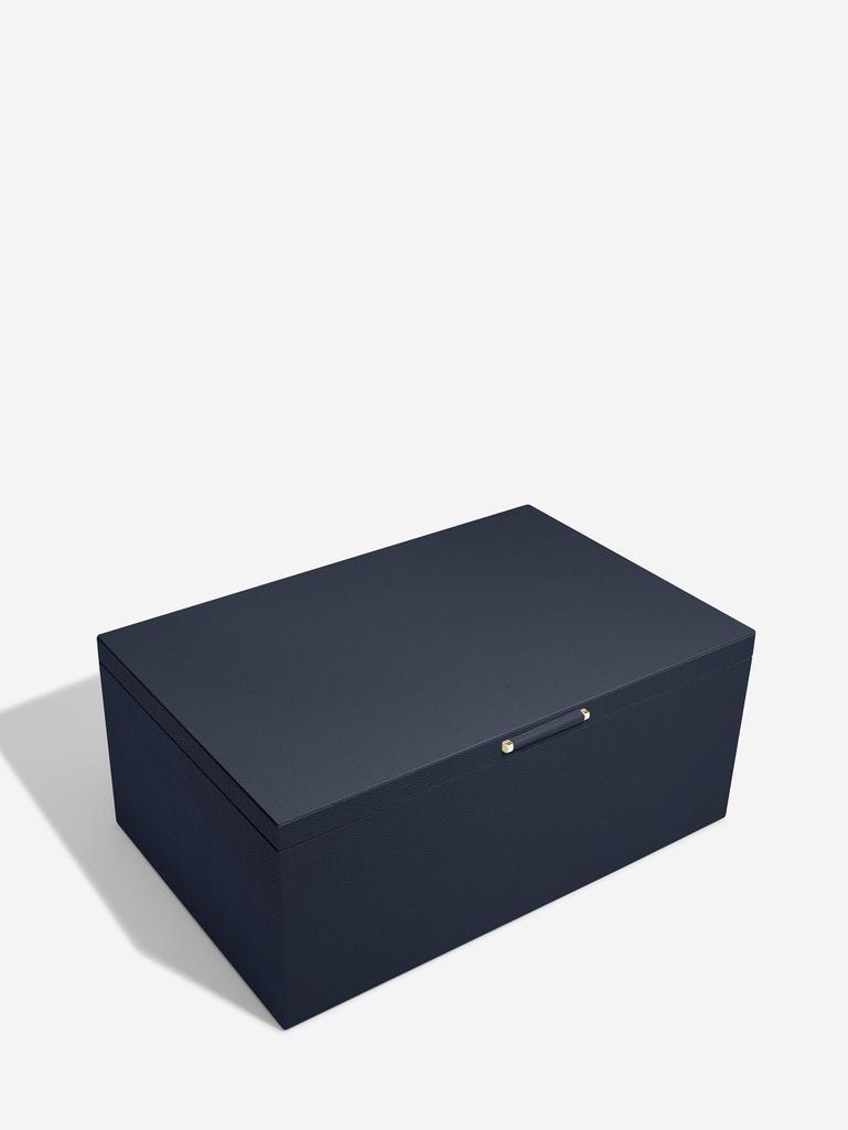 Pudełko do przechowywania Stackers Pebble 3 komorowe granatowe