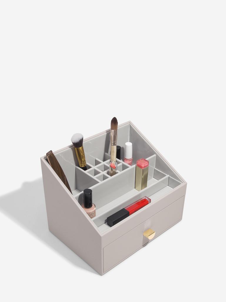 Taupe Makeup Organiser