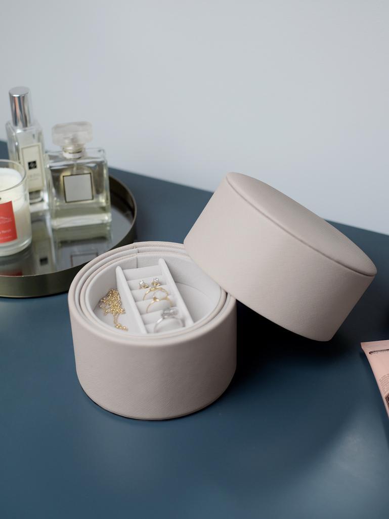 Taupe Bedside Jewellery Box Pod