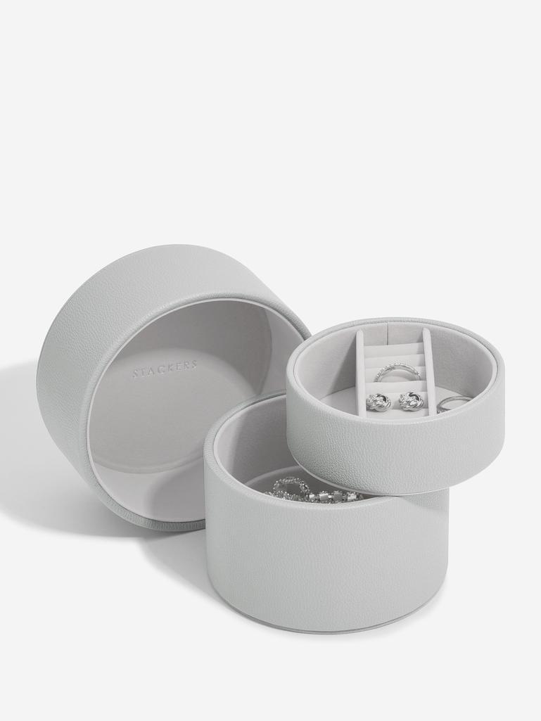 Pebble Grey Bedside Jewellery Box Pod