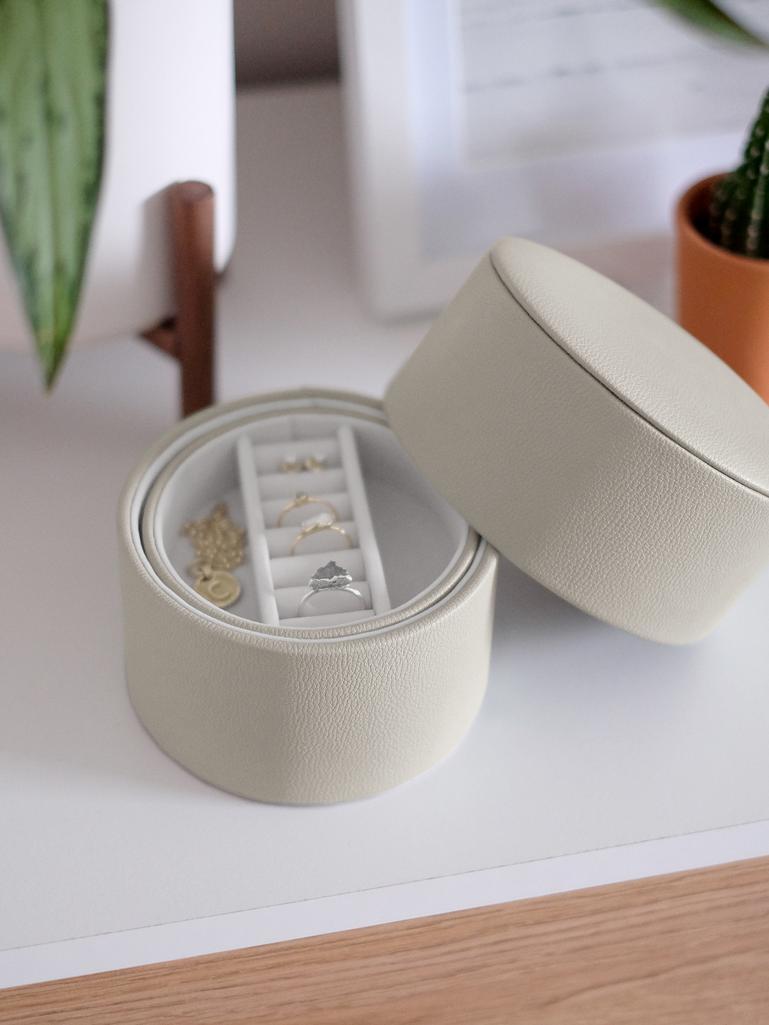 Oatmeal Bedside Jewellery Box Pod
