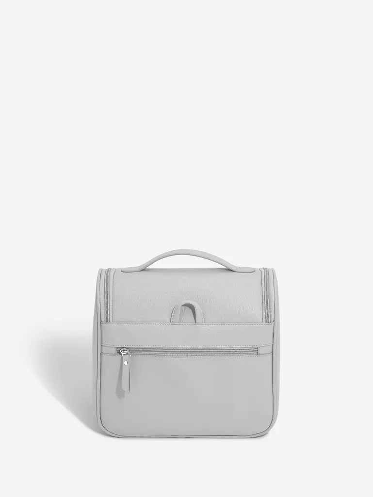 Pebble Grey Hanging Washbag