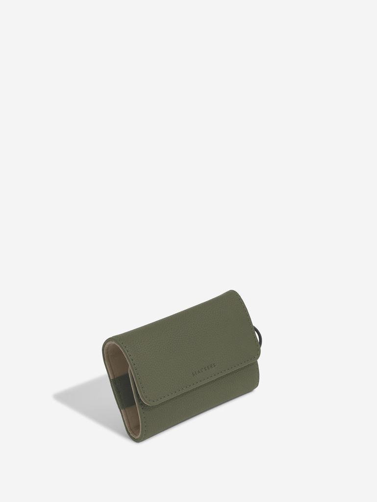 Olive Green Compact Cable Tidy