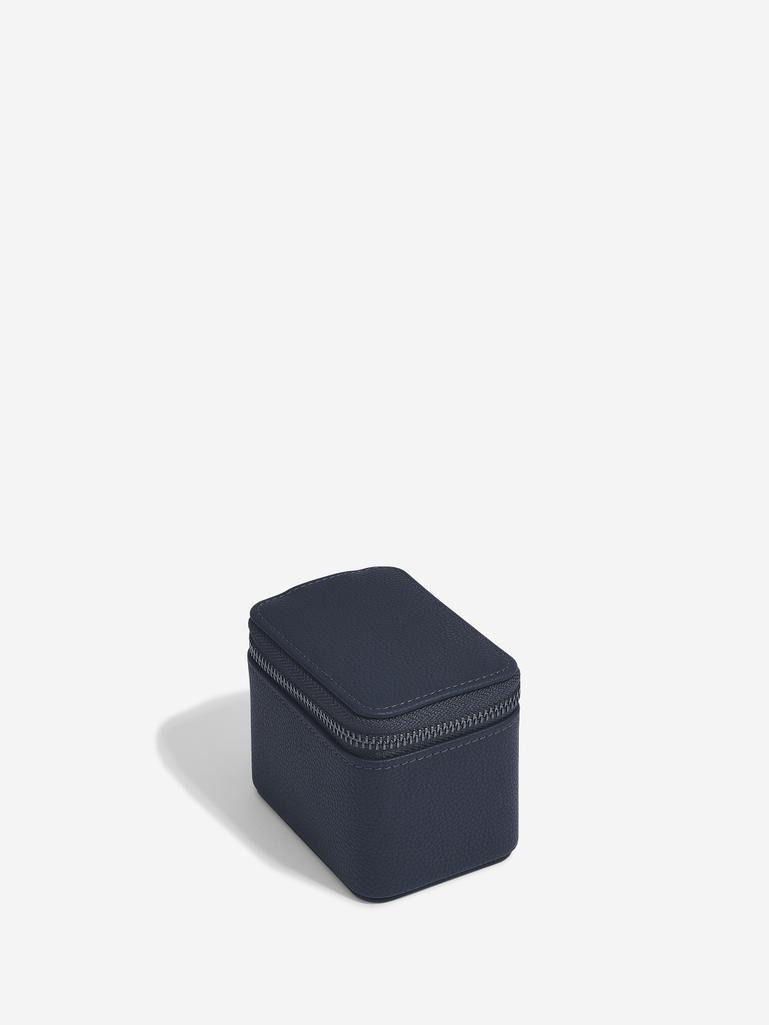 Navy Blue Small Zipped Watch Box