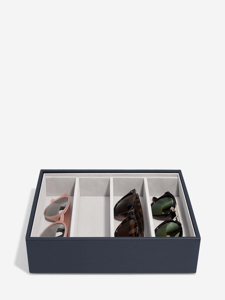 Navy Pebble Classic Glasses & Accessory Layer