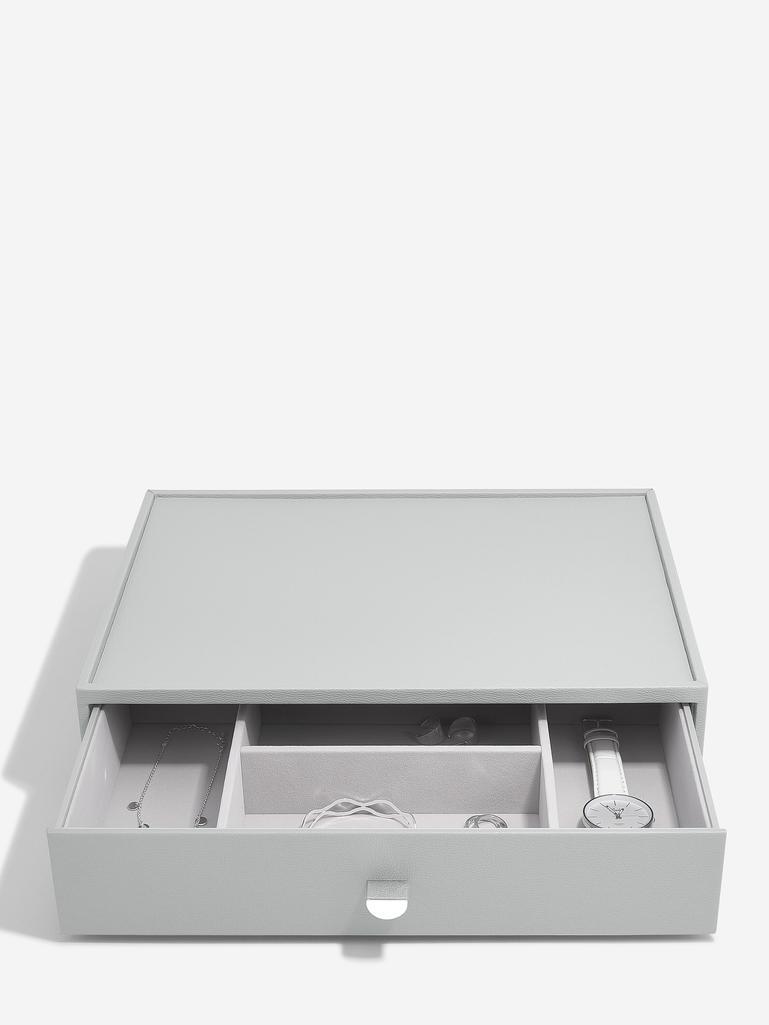 Pebble Grey Supersize Display Jewellery Box Set of 2