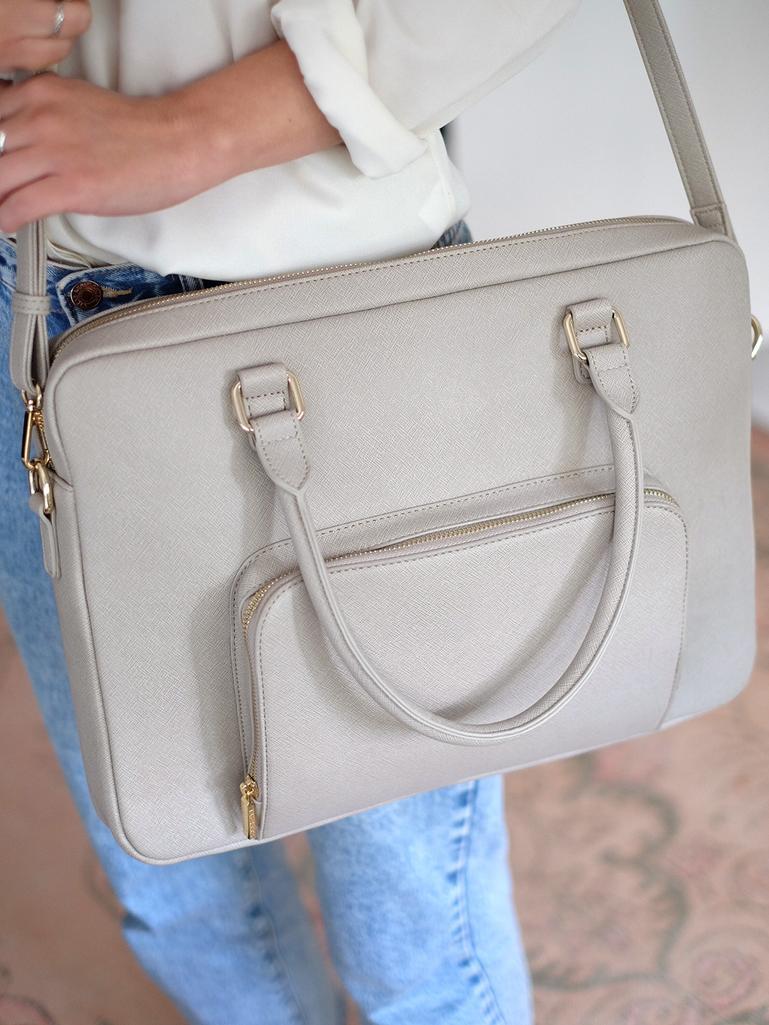 Torba na laptopa Stackers taupe
