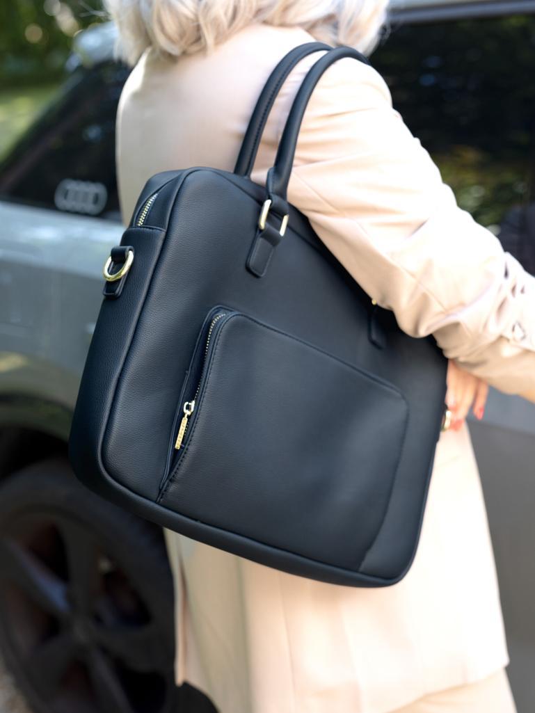 Navy Blue Laptop Bag