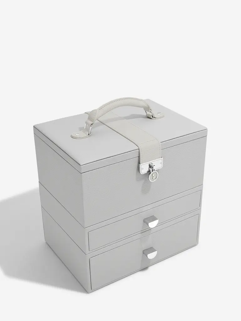 Pebble Grey Luxury Classic Jewellery Box