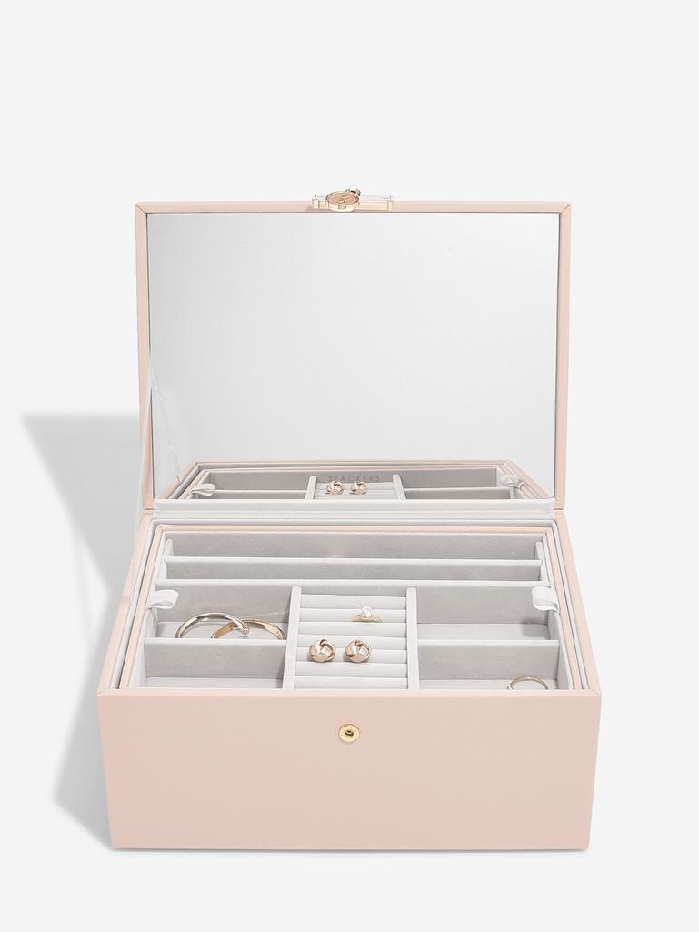 Blush Pink Luxury Classic Jewellery Box