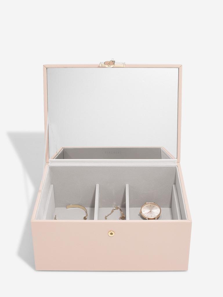 Blush Pink Luxury Classic Jewellery Box