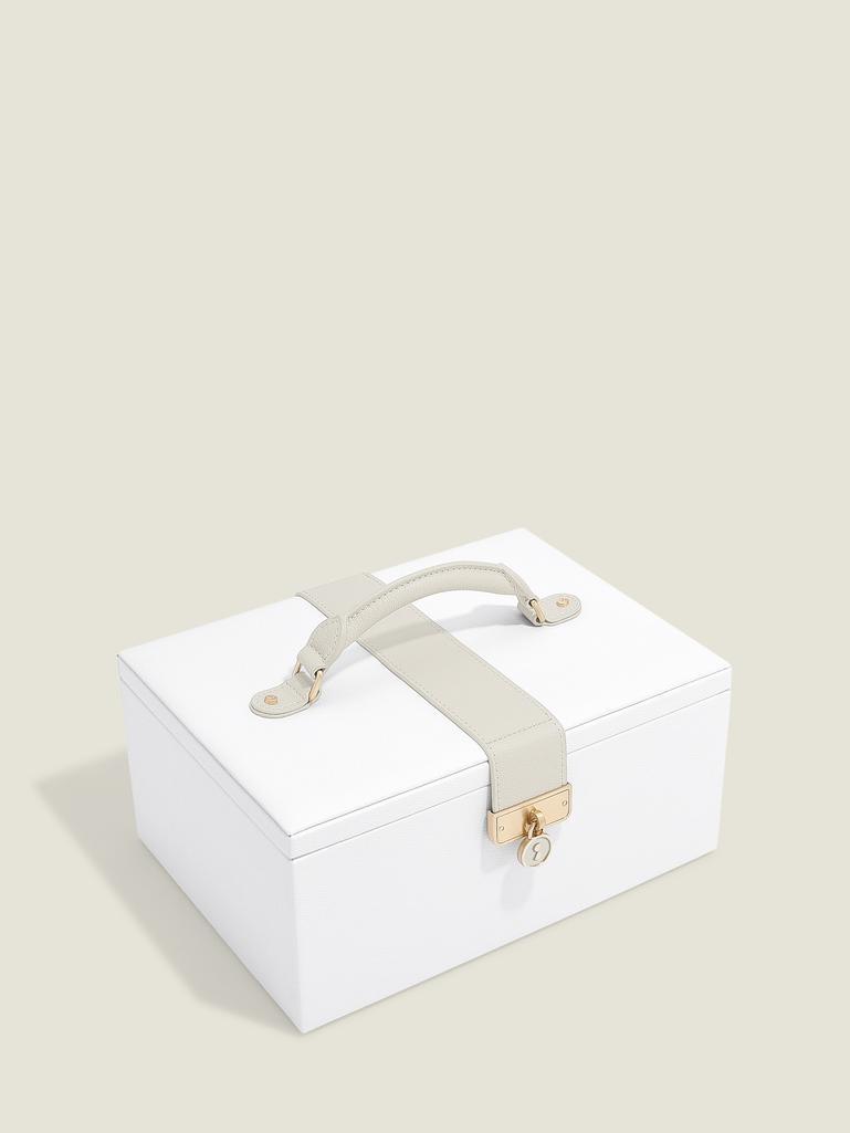 Pebble White Luxury Classic Jewellery Box