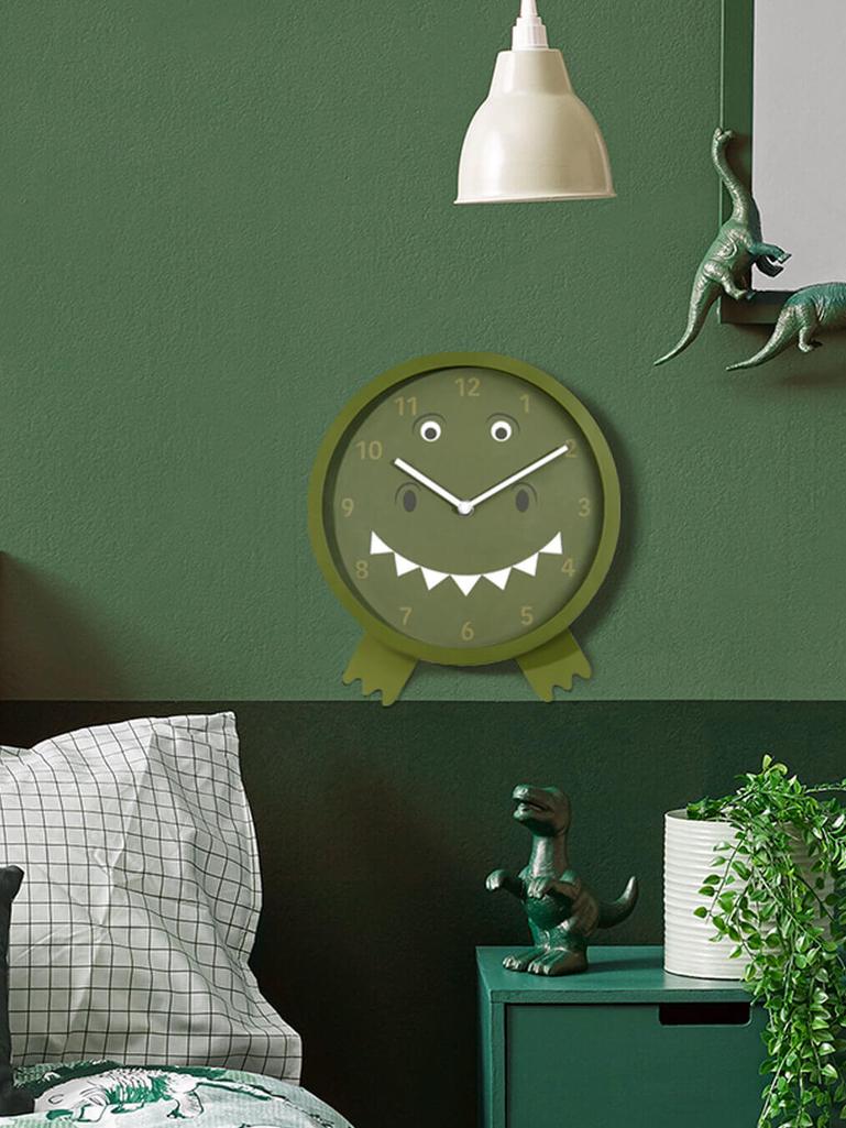 LITTLE STACKERS TERRY T-REX WALL CLOCK