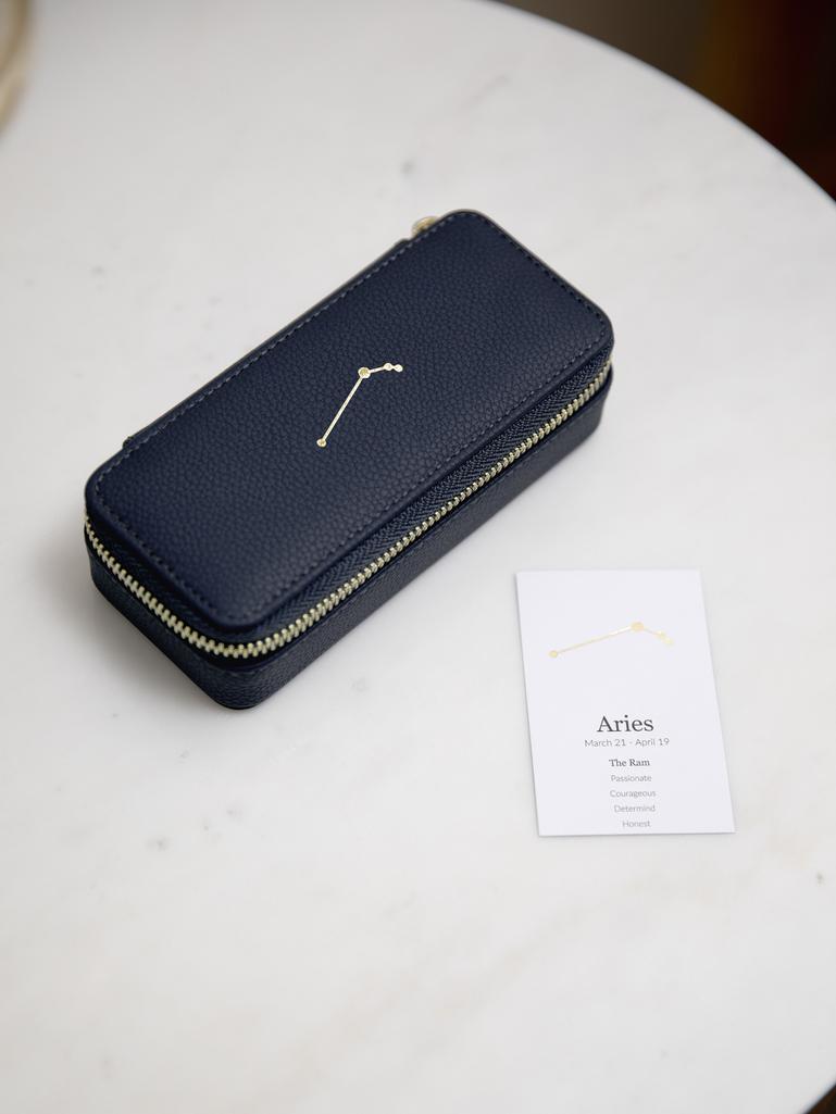 Star Sign Constellation Travel Jewellery Box - Aries