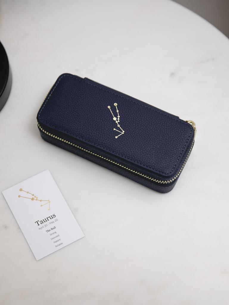 Star Sign Constellation Travel Jewellery Box - Taurus