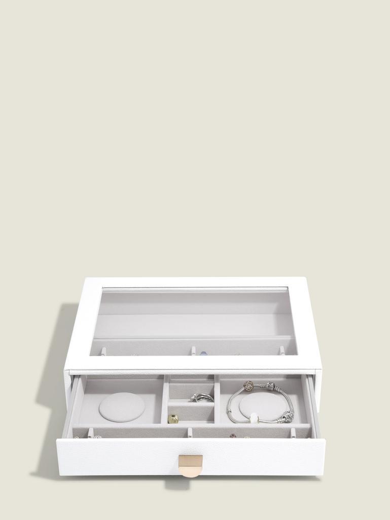 Pebble White Classic Bracelet Display Drawer