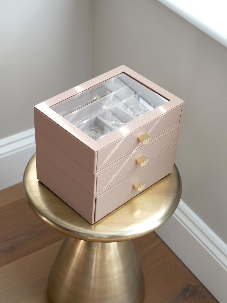 Blush Classic Jewellery Box (with drawers)