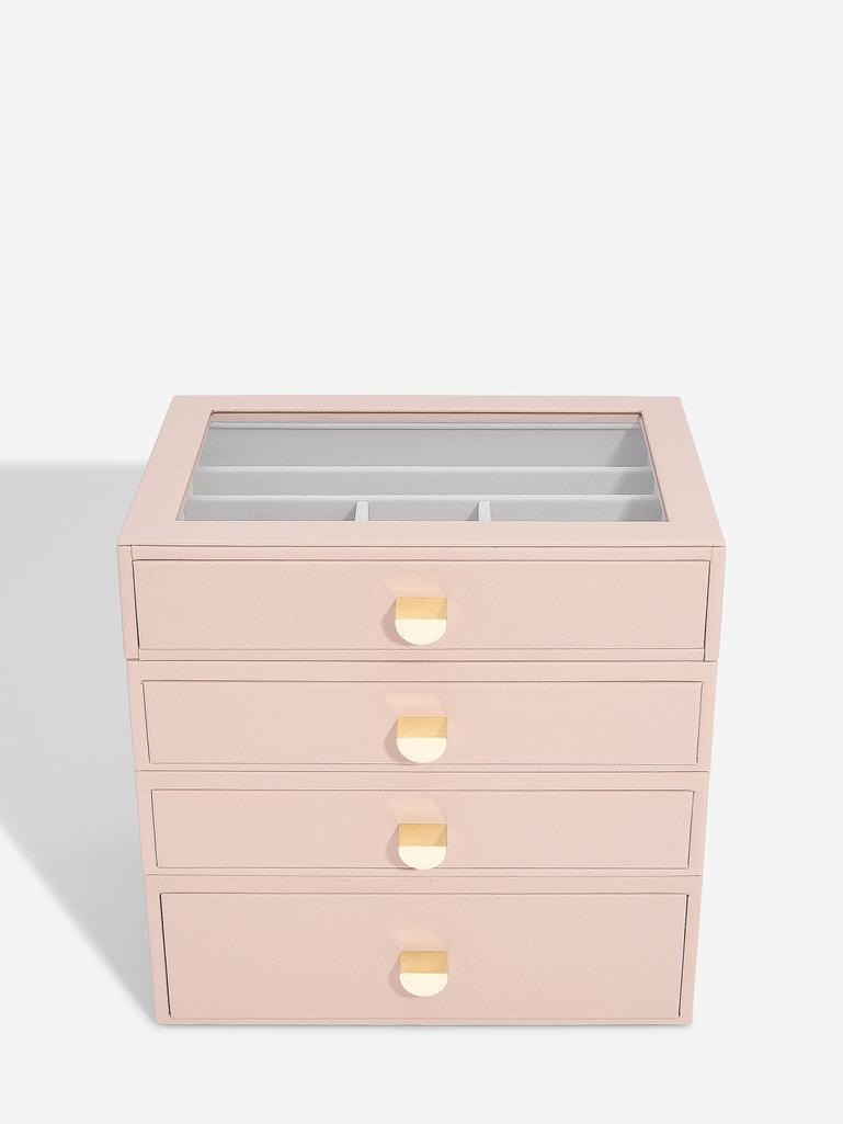 Blush Classic Jewellery Box  - Set of 4 (with drawers)
