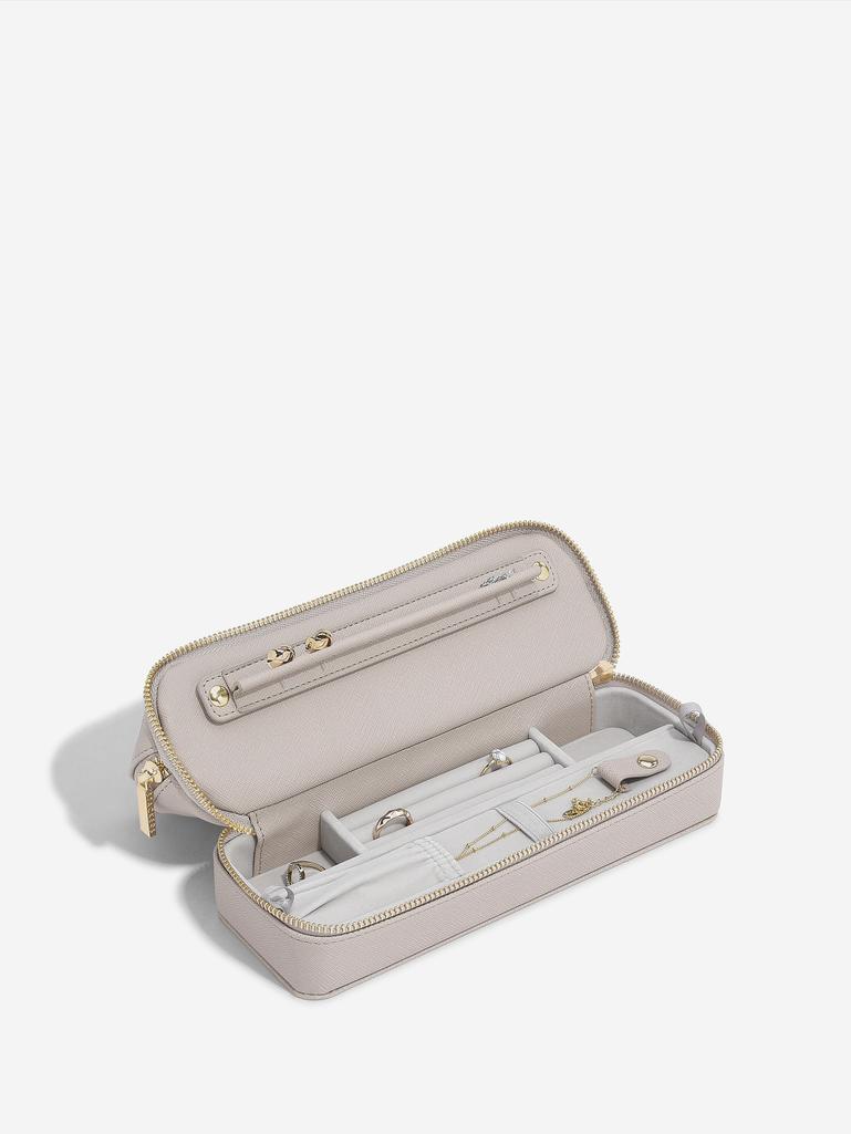 Taupe Cosmetic and Jewellery Bag