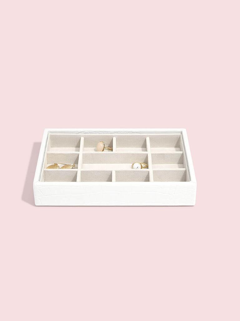 74343 CHALK WHITE CROC MINI