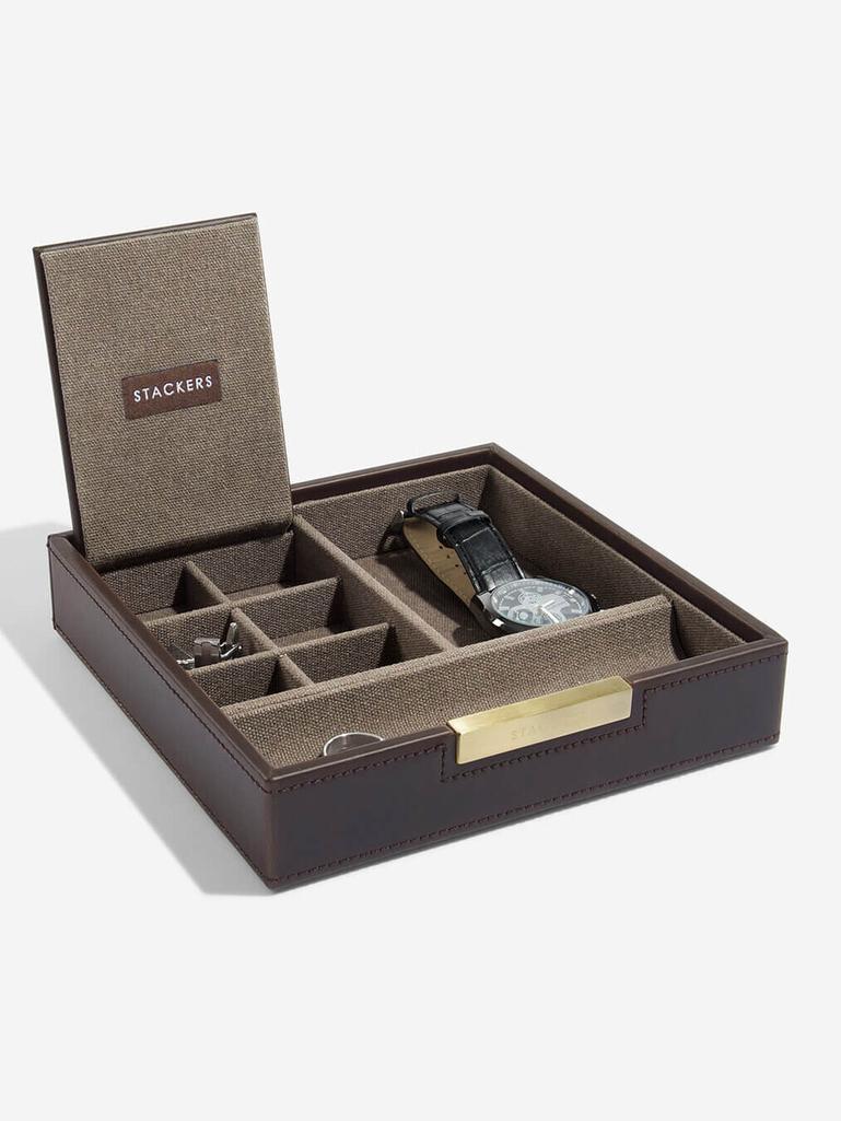 73208 *** BRN SQUARE LIDDED