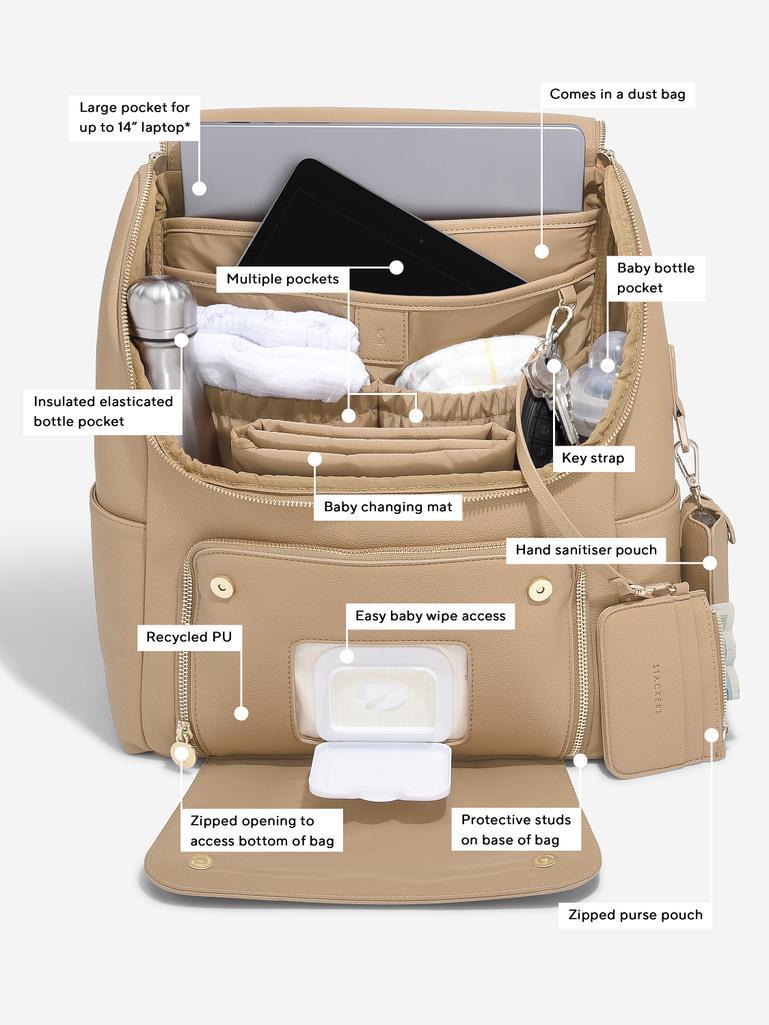 Camel Baby Changing Backpack 