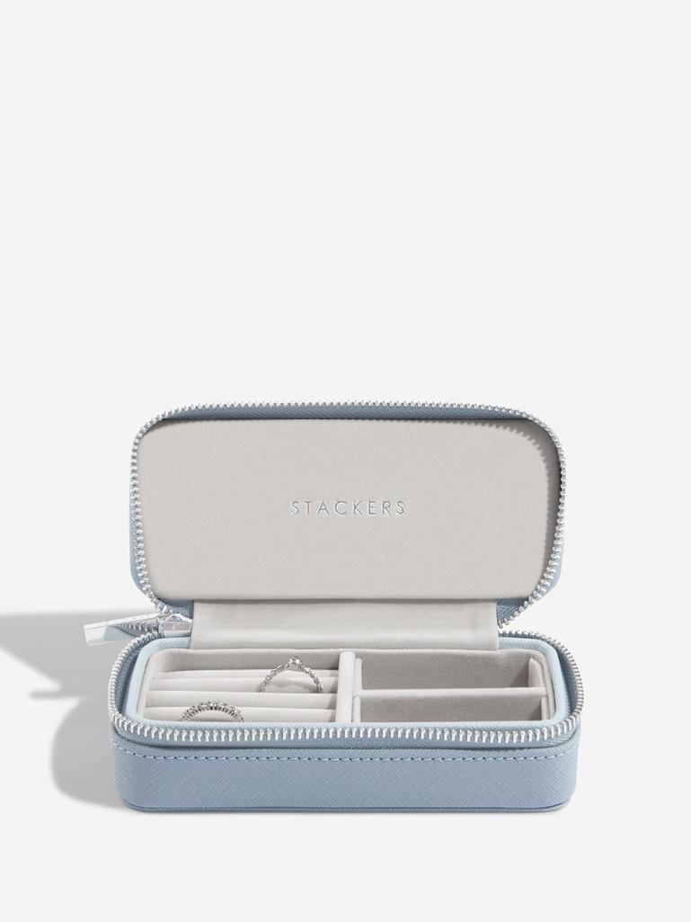 Pudełko podróżne na biżuterię Travel Medium Stackers dusky blue